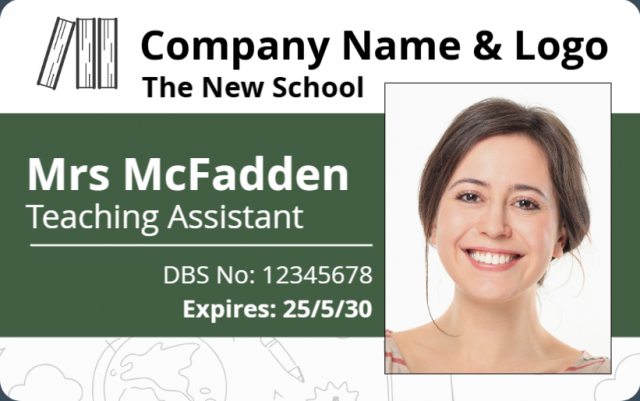 Teacher Photo ID Card